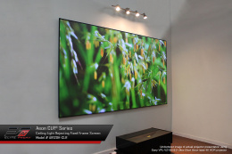 LaserTV Projektor Hisense PL1 + Ekran elektryczny Elite Screens Seria AEON CLR™ AR100H-CLR