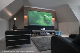 LaserTV Projektor Hisense PX2-PRO + Ekran elektryczny Elite Screens Seria AEON CLR™ AR110H-CLR