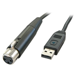 Kabel / konwerter USB na XLR Lindy 6105 - 5m